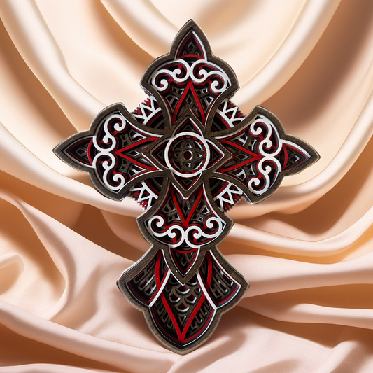 HANDMADE LASER CUT WOODEN CROSS WALL ART -Celtic Cross